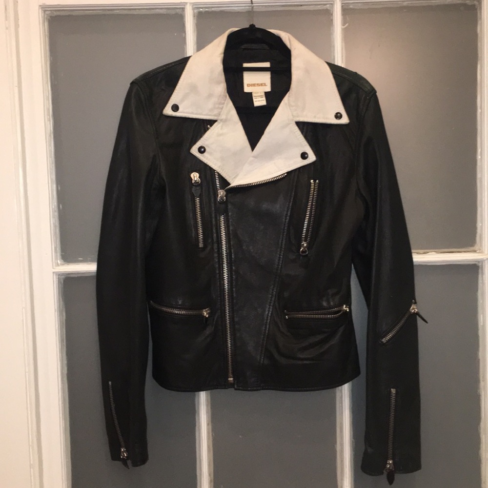 Diesel Leather Moto Jacket